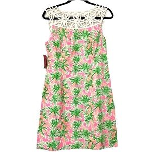 Lilly Pulitzer Lacina Dress In Nibbles Print NEW Easter Womens 8